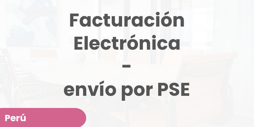 Facturación Electrónica - envío por PSE