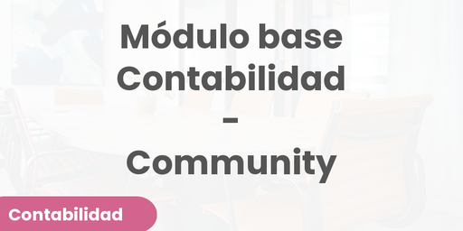 Módulo base Contabilidad - Community